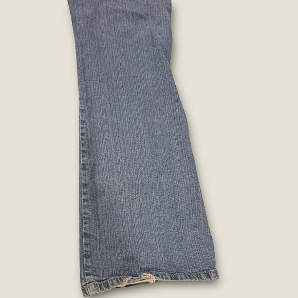SO wear it declare it -Vintage Style Flared Jeans Medium Blue Size 13A women's - Picture 6 of 9
